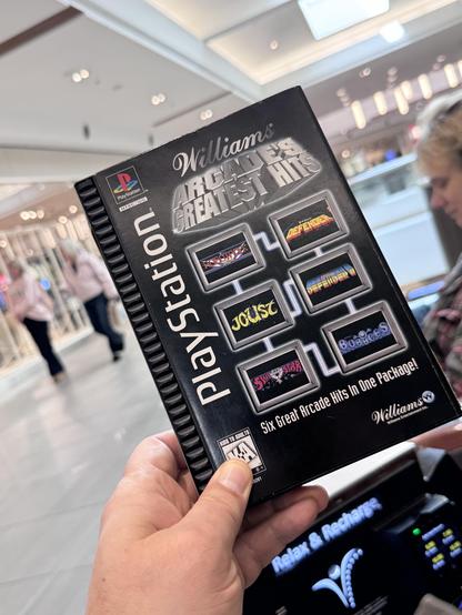 PSX game in a long box