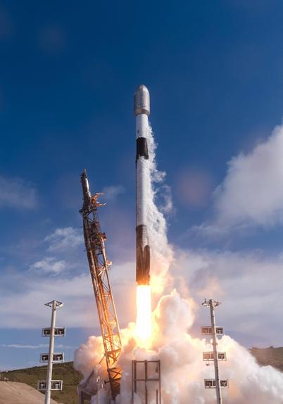 Décollage Falcon 9 depuis Vandenberg le 7 février