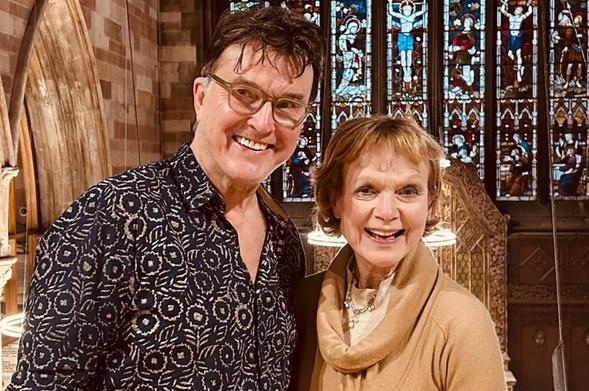 Tom Roberts and Madeline Smith