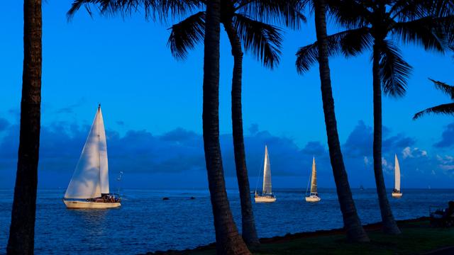 Sailing past sundown - © Grant Studios / eStock Photo