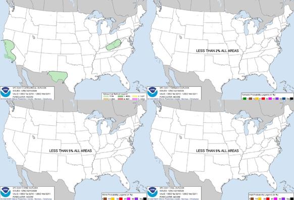 Pacific Storm Moves Inland; Clipper System for the Northeast; Strong Storm Impacting Alaska
In Alaska, a powerful storm will bring dangerous seas, blizzard conditions, strong winds and bitterly cold across the state through mid-week. Meanwhile, Pacific storm will move inland across California with lower elevation rain and accumulating mountain snow; Strong winds will affect the central Great Basin. A clipper system to bring snow and gusty winds for the Northeast corridor into Wednesday.