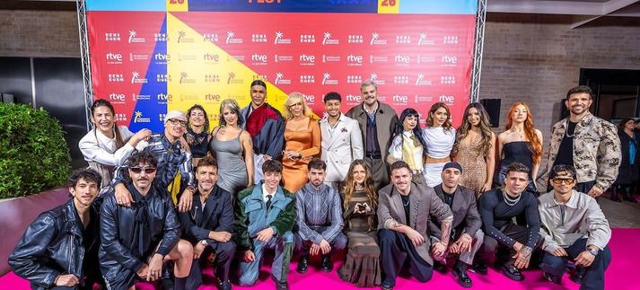 Artistas y presentadores del Benidorm Fest 2026 (RTVE)