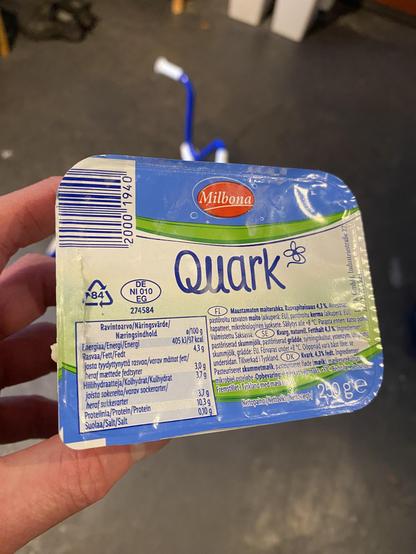 A box labelled Quark