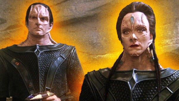 Male and female Cardassian characters from Star Trek