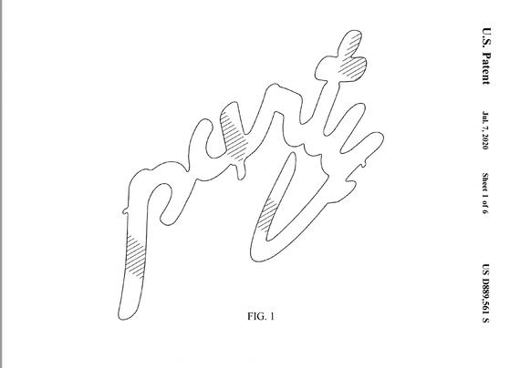 balloon shaped like the word "party"