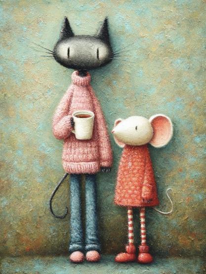 KI-Bild (Midjourney):

Katz und Meeps heute morgen. Beide gucken niedlich, aber noch sehr sparsam.