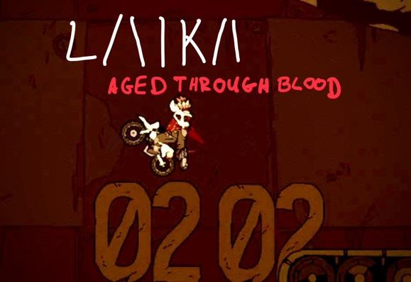 Screenshot vom Game Laika, ein Fuchs mit Knarre auf einem Motorrad