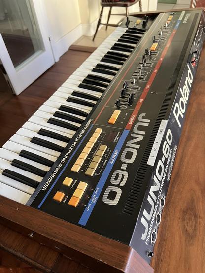 Juno 60 keyboard.