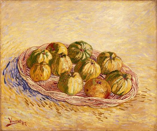 Still Life, Basket of Apples by Vincent van Gogh, 1887