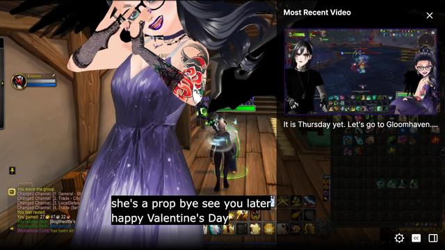 She's a prop! Bye see you later happy Valentine's Day~