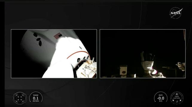 Amarrage du Crew Dragon Freedom à l'ISS