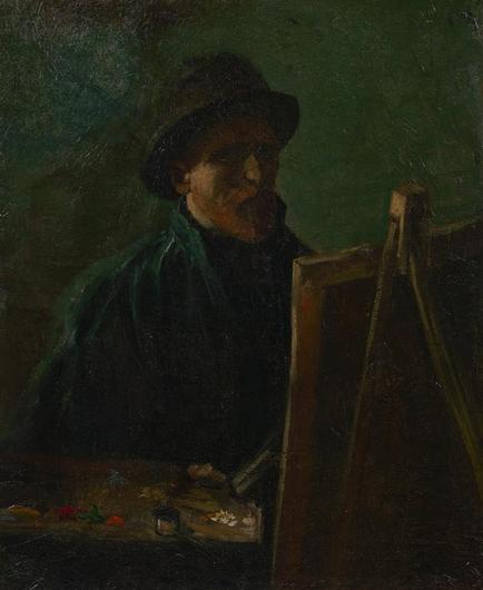 Self-Portrait as a Painter by Vincent van Gogh,