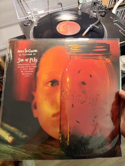 Alice In Chain’s Jar of Flies on my turntable