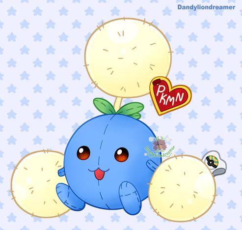 the pokemon jumpluff as a stuffed animal beanie baby!