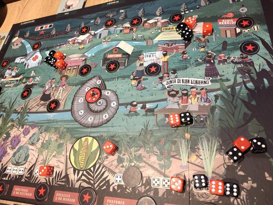 Toute la vie d'une communauté autogérée zapatiste se trouve sur le plateau.