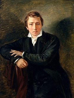 Portrait of Heinrich Heine (1797-1856) / Wikimedia Commons