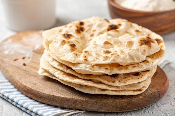 Chapatis caseros.