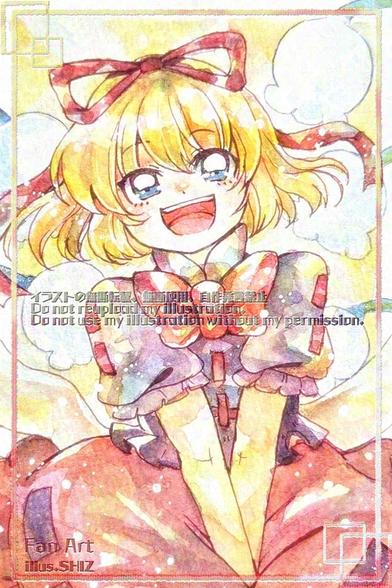 使用画材：透明水彩