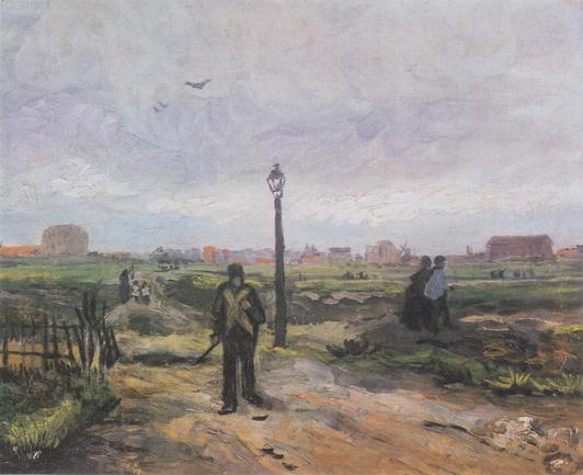 The Outskirts of Paris by Vincent van Gogh,