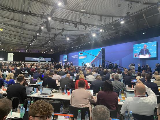 Rede von Friedrich Merz zum 38. CDU-Bundesparteitag in Stuttgart.