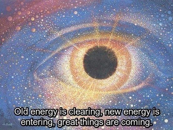 Old energy is clearing, new energy is entering, great things are coming..
