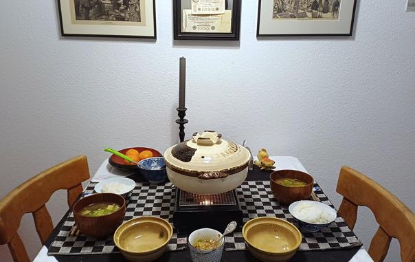 Der Eßtisch ist gedeckt