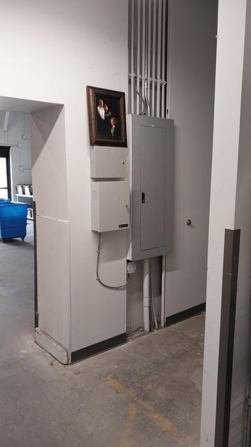 I set it up above our breaker box in the middle of nowhere