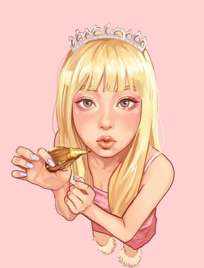 チュウちゃんを簡単に描いてみました