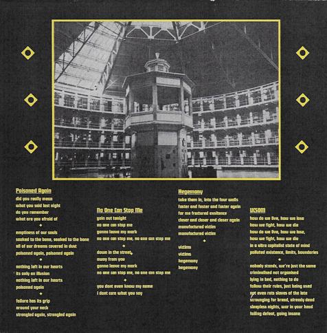 Insert with Lyrics

Limited edition about this great band from Bristol, UK, with some links to the punk rock and #avant-garde scene of Granada, Spain. A very laborious piece of work with a fantastic result.. https://collectorseriesdiy.bandcamp.com/album/cs-065-hegemony #punkrock #eggpunk #hardcorepunk #post-punk #punkrockhistory