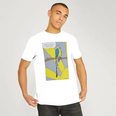 Who's a pretty boy then? He is, and you will be if you buy this T-shirt