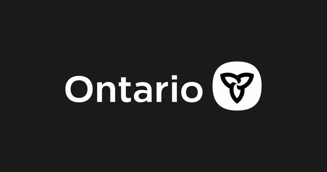 Logo for government of Ontario