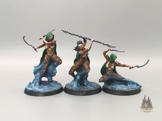 Cerberus Studios Va'rak vampire assassins in 54mm