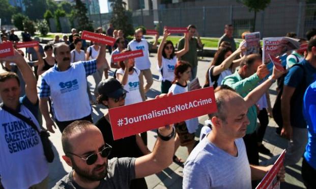 New report says journalists’ safety is under ‘sustained pressure’ in Europe – with Turkey, Serbia and Bulgaria listed among the worst offenders.