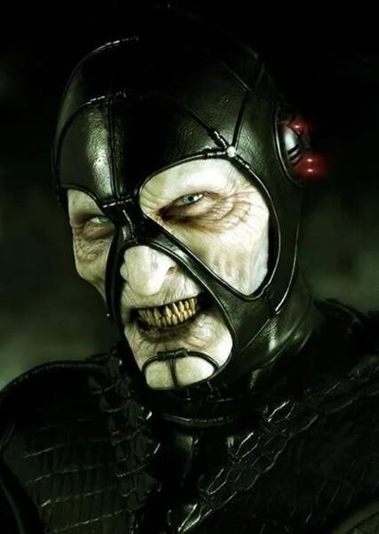 Scorpius from “Farscape”, with an evil grin.