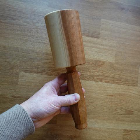 Wooden elm mallet