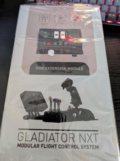 Packaging, Gladiator NXT joystick, Side Extension module