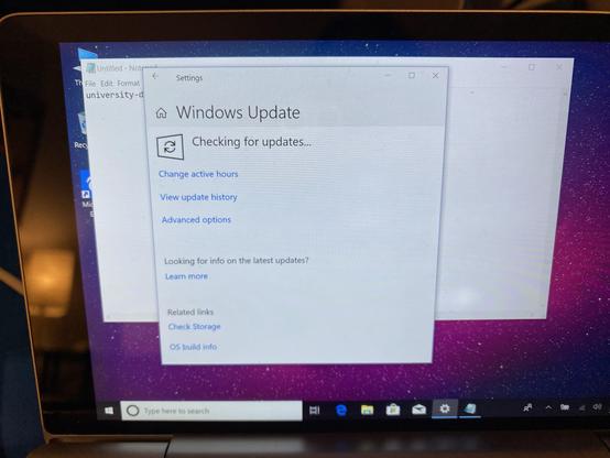 picture of windows looking for updates and there have been a lot of updates