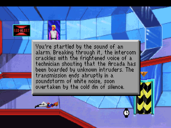 Space Quest VGA running on PC DOS 5.02.