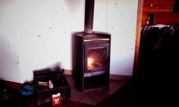 Fire in chimney