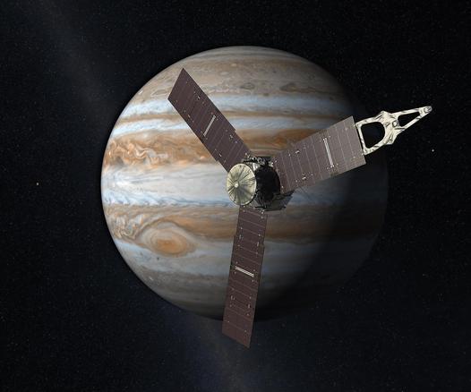 The Juno probe around Jupiter
