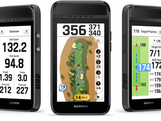 Garmin Approach G82: GPS handheld with radar launch monitor & touchscreen