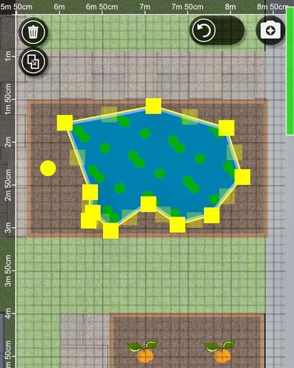screenshot of vegplotter creating a pool