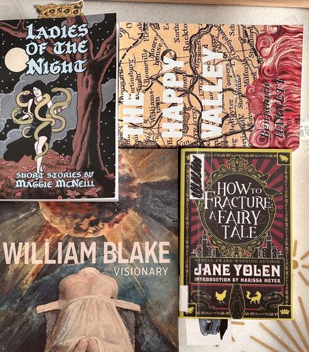 Ladies of the Night
Short stories by Maggie McNeill
The Happy Valley by Benjamin Harnett
How to fracture a fairy tale
JANE YOLEN
INTRODUCTION BY MARISSA MEYER
WILLIAM BLAKE
VISIONARY
And not pictured: audiobook
A Man and His Symbols by CG Jung
