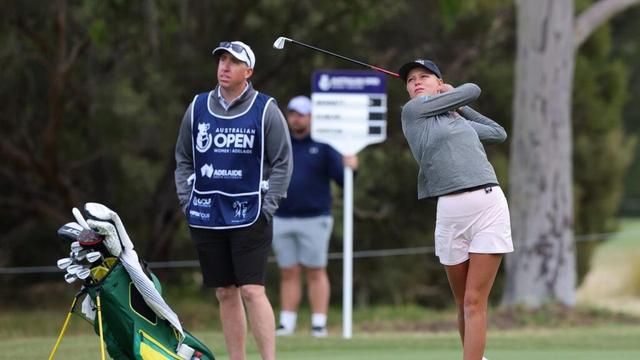 Raegan Denton hits hole-in-one at Australian Open debut