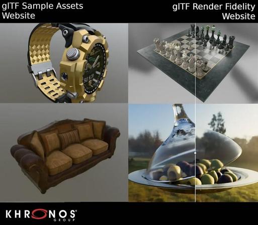 New landing page for glTF Sample Assets GitHub repository and redesigned glTF Render Fidelity Comparison website