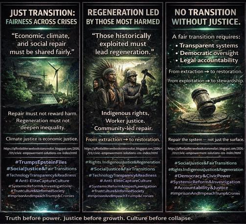 Justice and regeneration across crises #ChatGPT Llewelyn Pritchard 14 March 2026