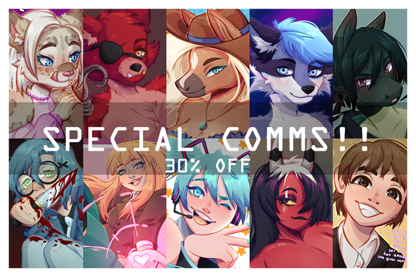 Special comms!! 30% OFF
