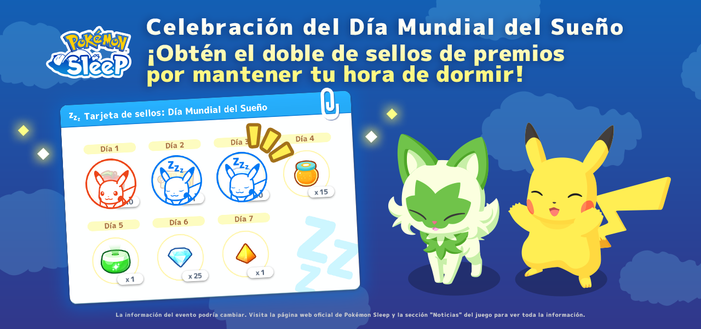 Texto: Obtén el doble de sellos de premios por mantener tu hora de dormir