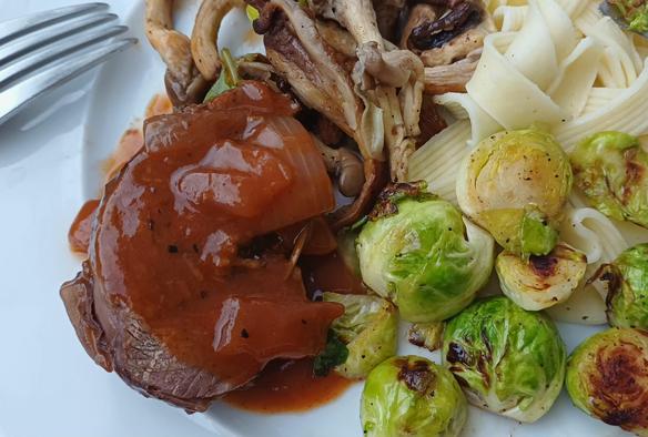 Das Essen ist serviert