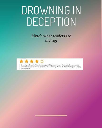 4-star book review for DROWNING IN DECEPTION
